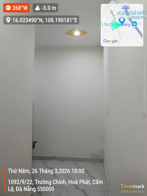 🅰️🅰️🅰️HÀNG HIẾM_BÁN NHÀ 100M2_2PN_KIỆT 1082 TRƯỜNG CHINH_CẨM LỆ_CHỈ 3,15 TỶ TL NHẸ - 3
