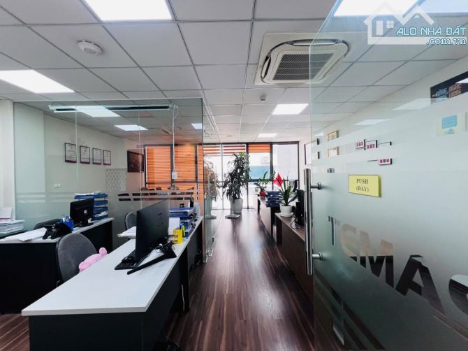 TRỤC HOÀNG QUỐC VIỆT MẶT PHỐ 8 TẦNG & HẦM VỈA HÈ TO KINH DOANH 105m MT 7m 48.8 Tỷ