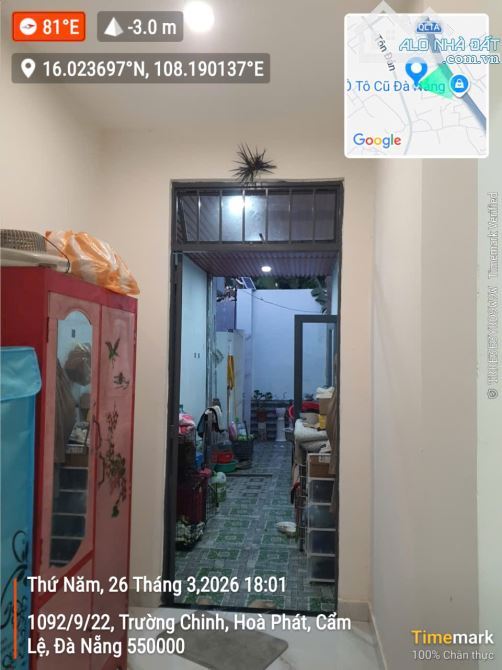 🅰️🅰️🅰️HÀNG HIẾM_BÁN NHÀ 100M2_2PN_KIỆT 1082 TRƯỜNG CHINH_CẨM LỆ_CHỈ 3,15 TỶ TL NHẸ - 6