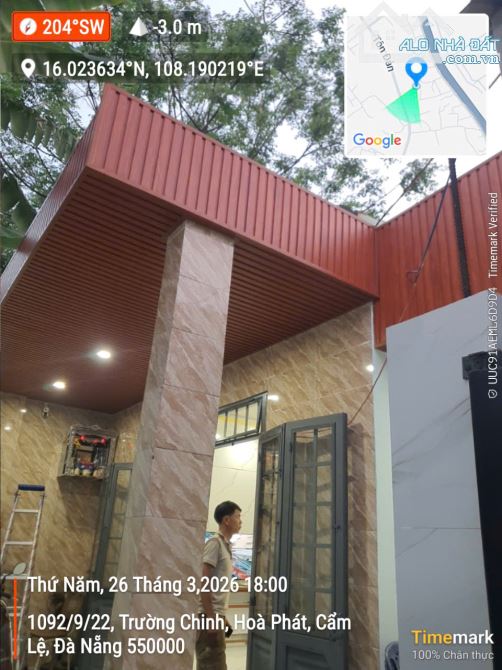 🅰️🅰️🅰️HÀNG HIẾM_BÁN NHÀ 100M2_2PN_KIỆT 1082 TRƯỜNG CHINH_CẨM LỆ_CHỈ 3,15 TỶ TL NHẸ - 8