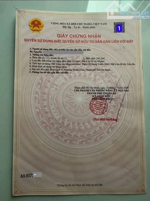 Bán đất 10.2x25m, mặt tiền Bình Chuẩn 17 p. Thuận Giao gần chợ - 2
