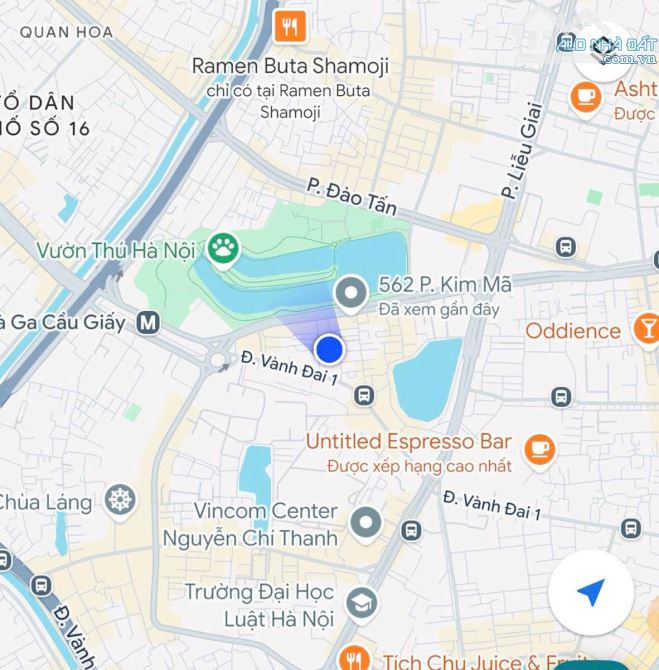 Phố kim mã,bđ, biệt thự đẹp giá đầu tư, phân lô 3 thoáng, ô tô tránh đỗ, 100m2+4t+mt 5,72m