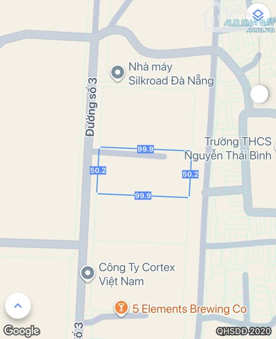 🔥 Đất Khu Công Nghiệp , đường Số 3 . Liên Chiểu Đà Nẵng . Dt 5.000 ( 50x100m ) .