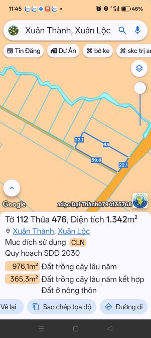 ✓Du Án dành cho nhà đầu tư. G.ía 3xx/sao..đến 6xx/sào Có tách bán lẻ từng sào . Ai mua hết - 19