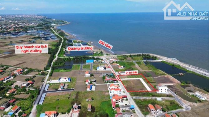 Cực Hiếm lô đất Thịnh Long đường ô tô tránh nhau, sát bãi tắm - 2