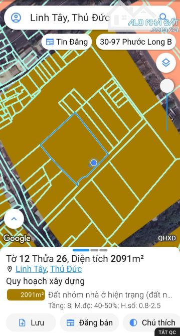 BÁN ĐẤT 2100M2 FULL THỔ CƯ GẦN PHẠM VĂN ĐỒNG THỦ ĐỨC GIÁ 110 TỶ - 3
