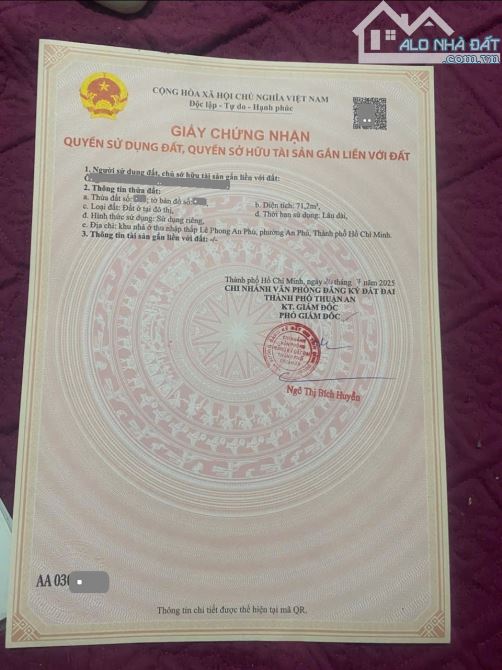 2,95Tỷ TL🔥Bán đất 71,2m2 KDC Lê Phong An Phú 1, p.An Phú, Tp.Thuận An - 5