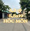 Bán nhà Hóc Môn, 5,5x19 ,đường nhựa, 4,2 tỷ