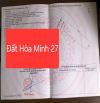 🔴Bán đất MT đường 6m Hòa Minh 27 - Diện tích đất 95.5m2 (5x19.1) vuông vức
