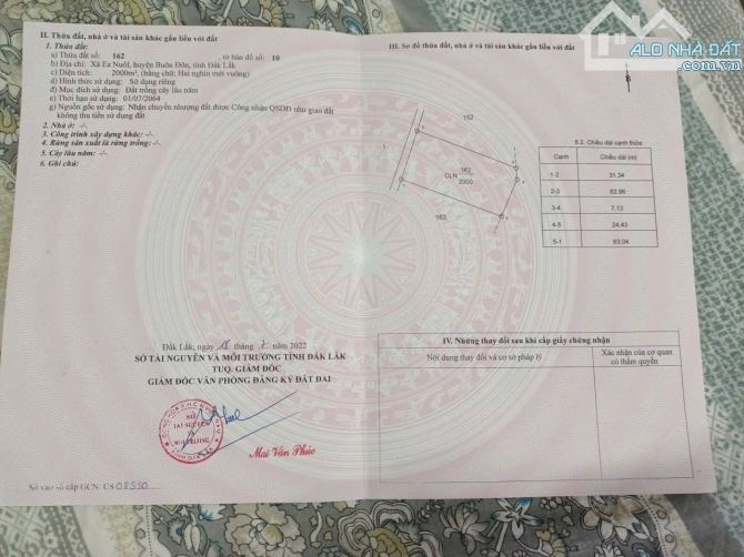 Cần bán 2 sào Enuol, cách phố 10km,