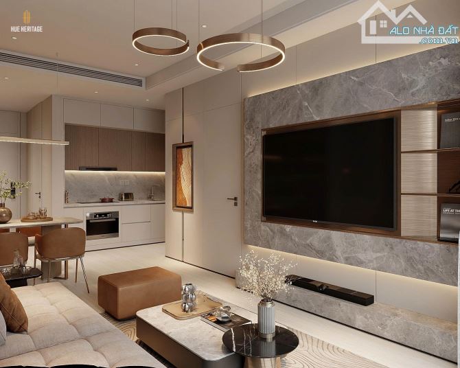 CĂN HỘ HUẾ HERITAGE- NGOẠI GIAO, 2 PHÒNG NGỦ, VIEW NGÃ 6 HUẾ SIÊU ĐẸP- GIÁ ĐẦU TƯ - 2