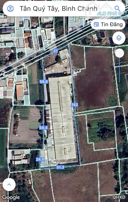 Xưởng FULL SKC 5000m2 (37x152) nở hậu 50m, đường Bờ kênh T14, Tân Quý Tây, Bình Chánh - 1