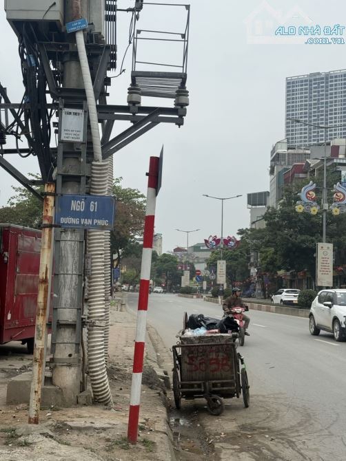 BÁN NHÀ NGÕ 61 VẠN PHÚC, 2 MẶT NGÕ, Ô TÔ ĐỖ CỬA, 55M2, 13.8 TỶ