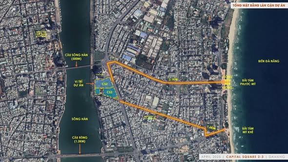 🌹🌹 ĐÀ NẴNG - BIỂU TƯỞNG MỚI BÊN SÔNG HÀN - CAPITAL SAQUARE _ CHỈ VỚI 1.1 TỶ