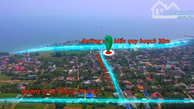 💥TIN NÓNG: LÔ GÓC 2 MẶT TIỀN BIỂN CỬA TÙNG – CHỈ 100M RA BIỂN, HÀNG HIẾM - 1