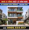 🔥 NHÀ 3 TẦNG KIỆT LÊ VĂN HƯU – DIỆN TÍCH KHỦNG GẦN 100M² – NGANG 6M – CHỈ 5 TỶ X