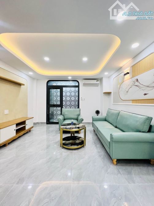 NHÀ MỚI XÂY 5 TẦNG CÓ THANG MÁY NỘI THẤT CAO CẤP KHU VIP GÒ VẤP – GIÁ 13.5 - 1