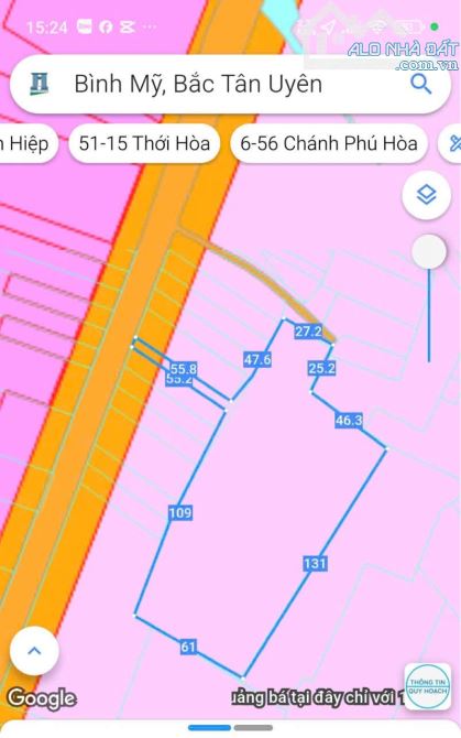 Bán hơn 1ha đất Bình Mỹ, Bắc Tân Uyên, Bình Dương - 2
