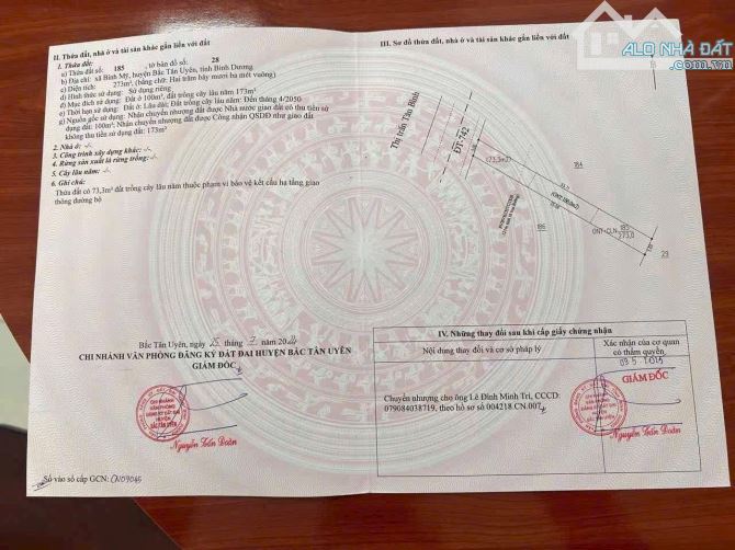 Bán hơn 1ha đất Bình Mỹ, Bắc Tân Uyên, Bình Dương - 3
