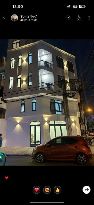 Bán Căn góc 2 mặt tiền 5 tầng vị trí trung tâm đường Âu Cơ- Lê Chân ô thang máy rộng