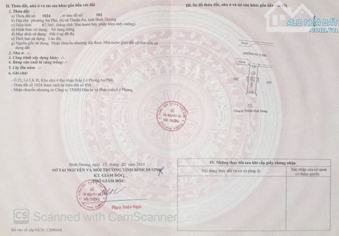 BÁN ĐẤT KHU DÂN CƯ LÊ PHONG AN PHÚ, THUẬN AN,TP.HCM, DT 68M2,ĐƯỜNG 8M GIÁ 2.7 TI - 1