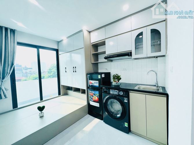 Bán toà CHDV Hoàng Cầu 2 thoáng trước sau sát phố gần HV Âm nhạc 60m2*6T 14PN, PCCC - 2