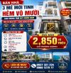 Bán nhà 3 mê mới tinh hẻm 1 xẹt đường Võ Mười - DT 29m2 ngang 5,4m - Giá 2 tỷ 850tr