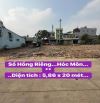 CG. ĐẤT MĂT TIỀN  ĐƯỜNG MỸ HUỀ 1, TRUNG CHÁNH - HÓC MÔN. Cách quốc lô 22 300m.