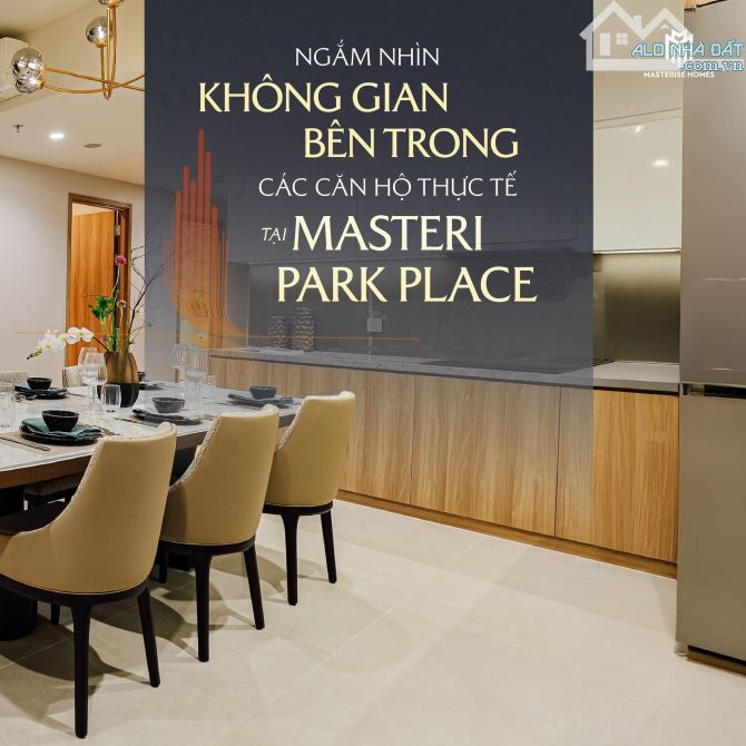 Hàng HOT! Siêu phẩm 2PN resort tại gia Masteri Park Place Sài Gòn, dt 80m2, giá 8.5 tỷ gồm
