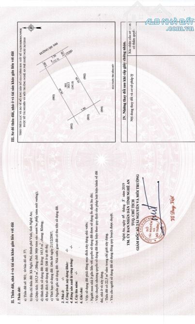 Bán đất mặt đường 30m khu đô thị Đại Thành Nghi Phú