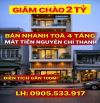 🔥🔥 GIẢM CHÀO SỐC 2 TỶ – BÁN NHANH TOÀ NHÀ 4 TẦNG MẶT TIỀN NGUYỄN CHÍ THANH 🔥🔥  📍