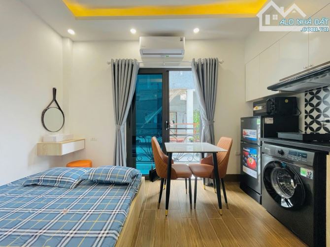 BÁN TOÀ NHÀ 7T T.máy Căn Hộ Cho Thuê Cầu Giấy DT58m2 Ngõ Nông, Full nội thất,Pccc. 12,7 Tỷ