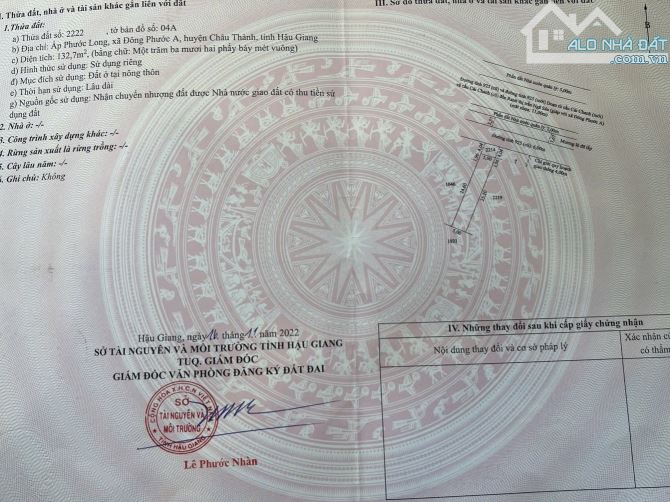 Bán nền MT TL925 Cách Trung Tâm Ngã 6 Chỉ 1Km Châu Thành, Hậu Giang Cũ ( Nay Thuộc Cần Thơ - 3