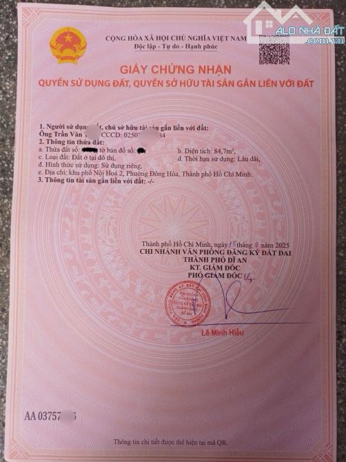 Đất KDC Phú Hồng Thịnh 9, phường Bình An, Tp Dĩ An - 4