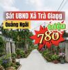 🍎 GIÁ TỐT 🍎 640m2 (200m2 Đất Ở) đường bê tông 4m gần UBND Xã Trà Giang - giá 780 triệu