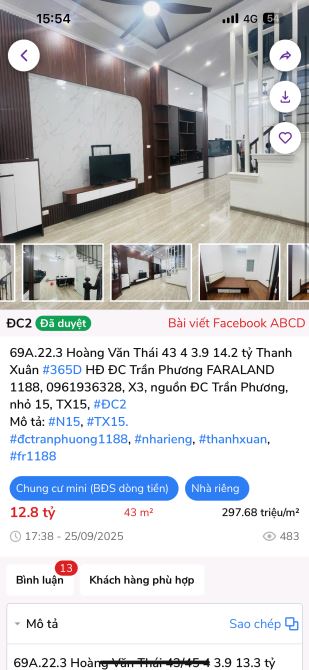 Bán nhà khu vực Huyền Kỳ nhà 1 chủ - 2