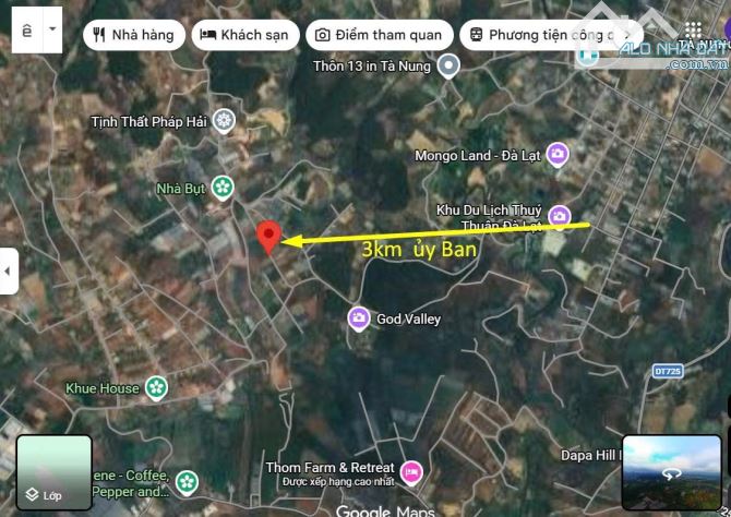 Bán đất tà Nung thành phố Đà Lạt - 2