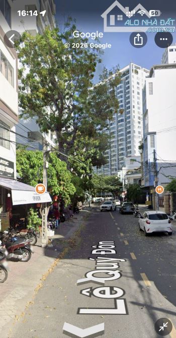 Bán đất mặt tiền Lê Quý Đôn 108m2 ngang4.5m giá 165tr/m2