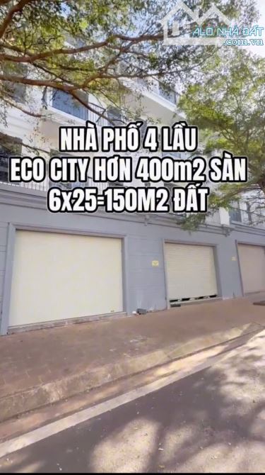 🥕 Chỉ 8ty850 - NHÀ PHỐ 4 TẦNG MẶT TIỀN TƯỜNG VI – ECOCITY BMT - PHƯỜNG TÂN AN - 8