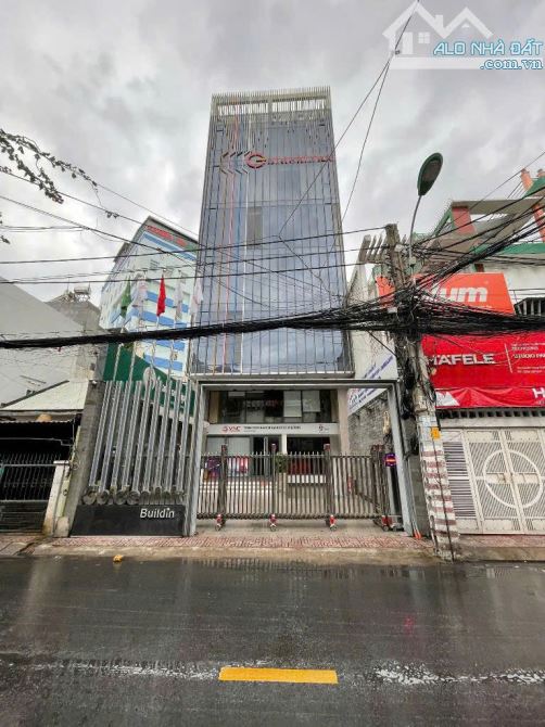 Tòa Nhà Văn Phòng Mặt Tiền Nguyễn Thông, Q3, 8m x 25m, Hầm 9 Tầng, HĐT 350t/tháng
