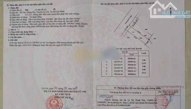 Bán nhà cấp 4 xã Tân Thông Hội 115m2 giá chỉ 800 triệu - 4
