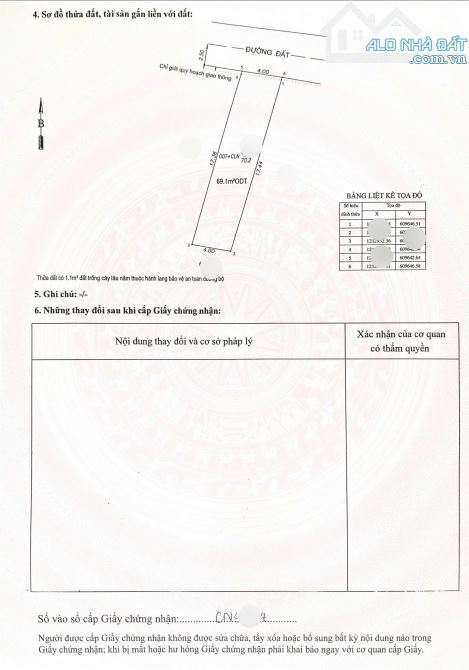 Bán đất 4x17.5m, hẻm Liên Huyện p. Tân Bình gần chợ Phú An - 1