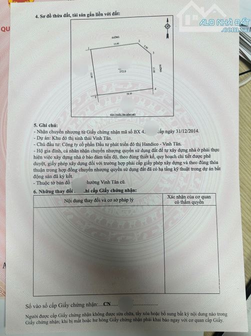 Bán đất biệt thự lô góc Handico Vinh Tân - 2