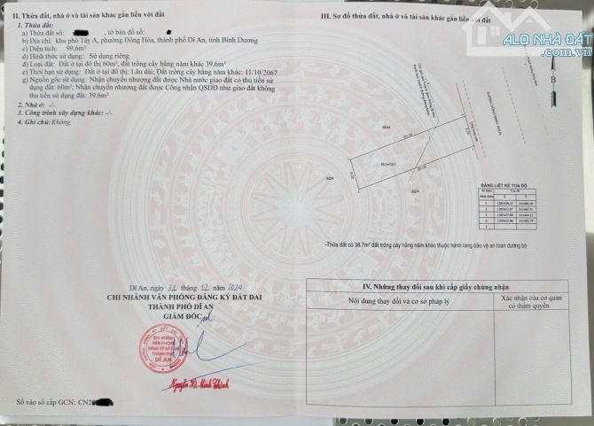 Đất mặt tiền kinh doanh gần BigC GO Dĩ An, phường Đông Hoà, TP Dĩ An. - 4