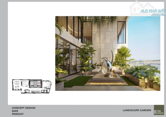 Bán căn Penthouse Thảo Điền Green, căn 373m2 cả sân vườn, view sông, 90.7 tỷ - 2