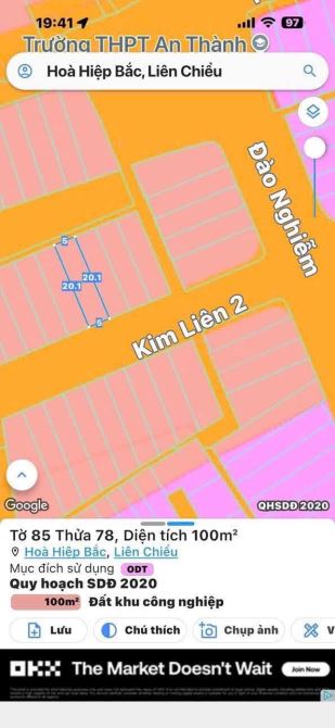 Bán lô đất MT Kim Liên 2 Phường Hải Vân Liên Chiểu - 2