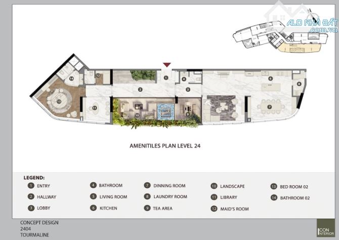 Căn Penthouse Thảo Điền Green, 403m2, sân vườn 40m, view sông, giá 85.9 tỷ - 4