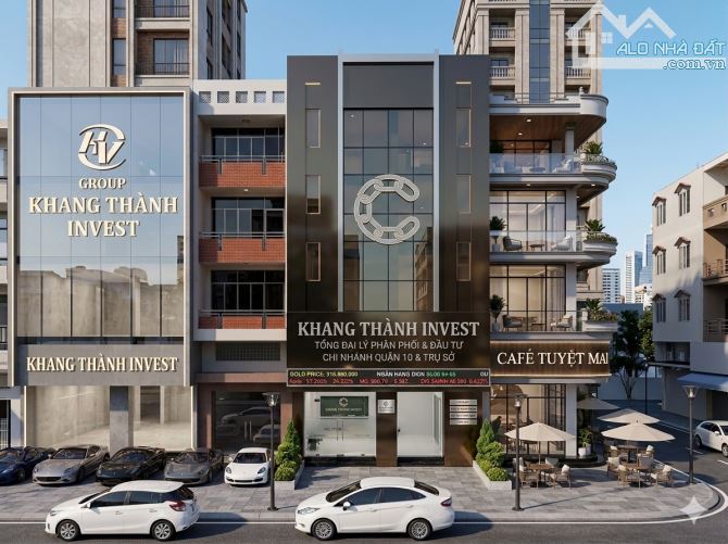 Cho thuê nhà mặt tiền Trần Văn Khéo, cần thơ, 8x16m, 1 trệt 3 lầu