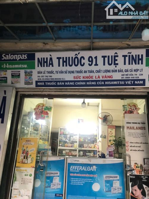 Bán nhà 2 tầng mặt phố 91 Tuệ Tĩnh,Hai Bà Trưng, Sổ đỏ chính chủ, Giá bán hợp lý
