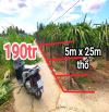5×25 thổ giá 190 triệu Cách nhựa 40m châu thành Long An ( giá rẻ đầu tư)